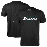 San Jose Sharks Levelwear Youth Little Richmond Monument T-Shirt - Black T-shirts