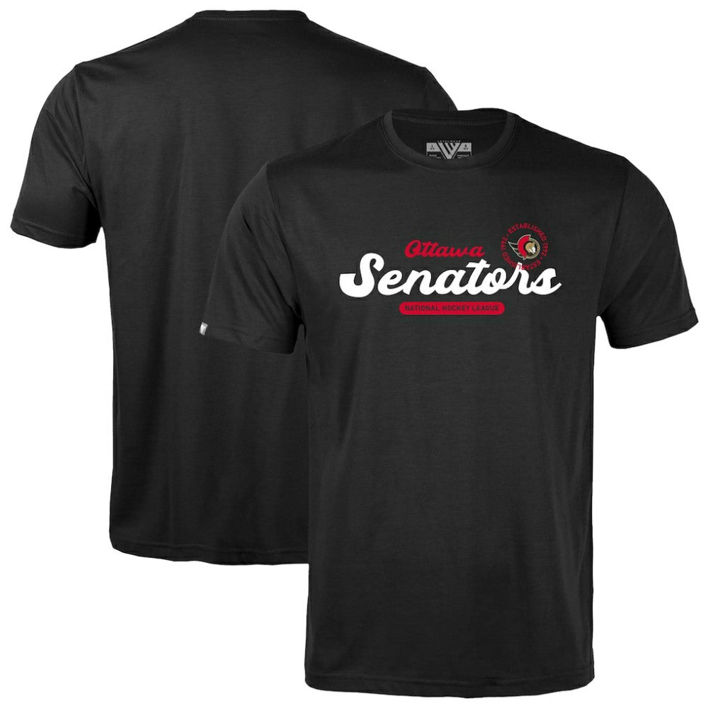 Ottawa Senators Levelwear Youth Little Richmond Monument T-Shirt - Black T-shirts