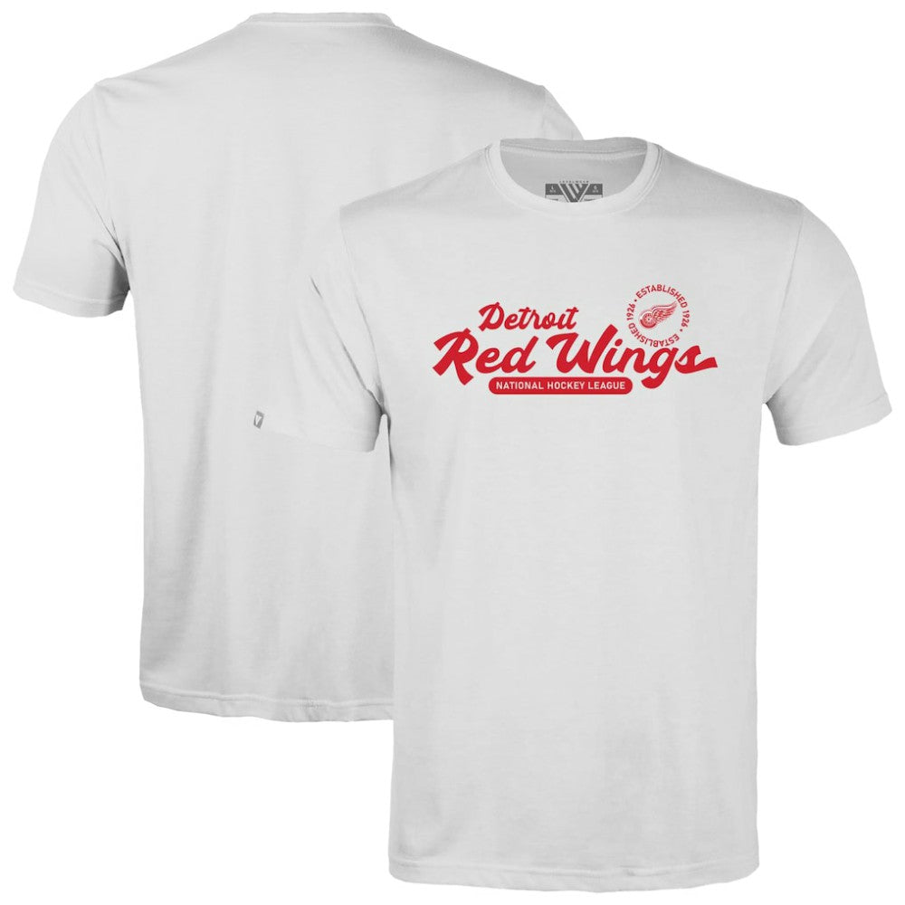 Detroit Red Wings Levelwear Youth Little Richmond Monument T-Shirt - White T-shirts
