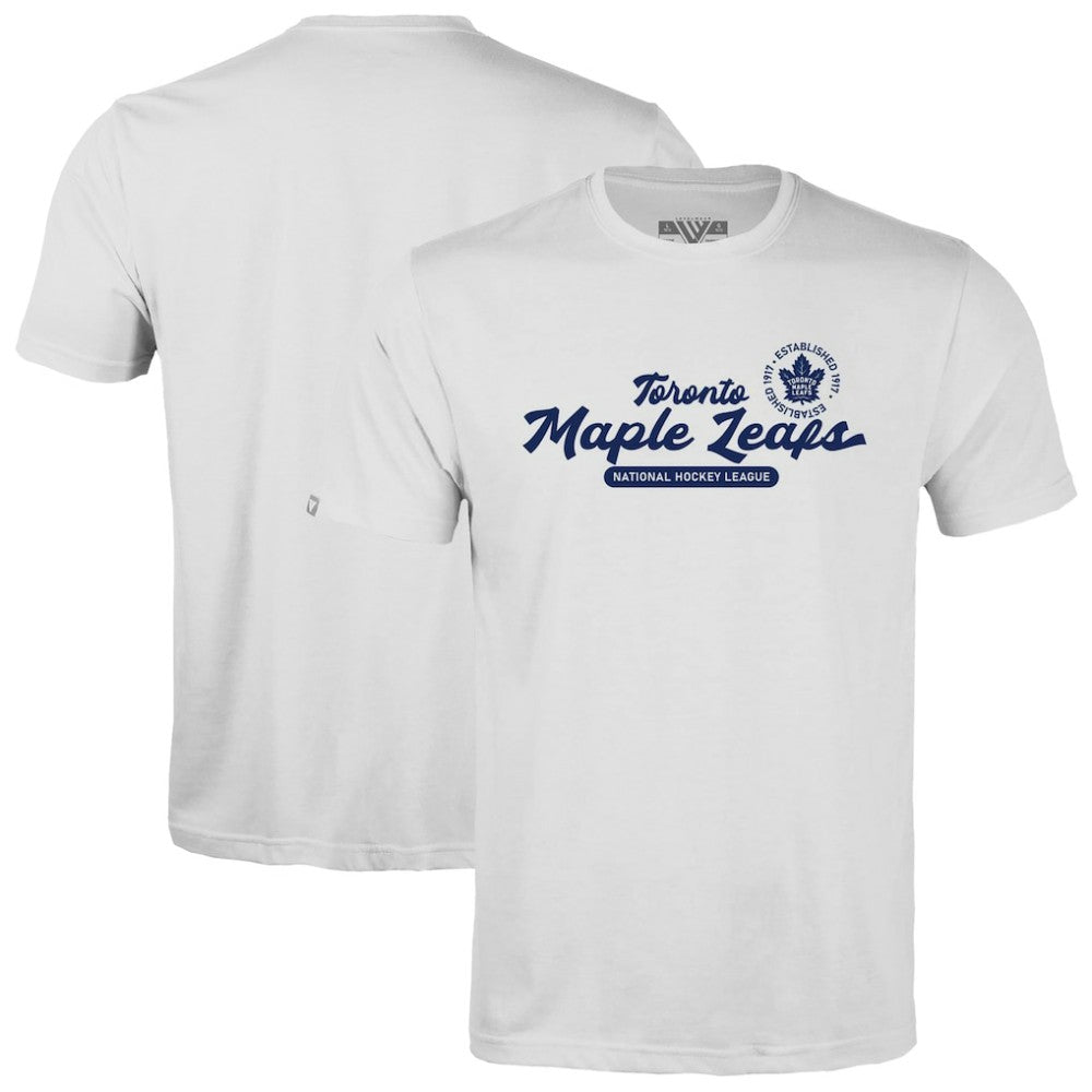 Toronto Maple Leafs Levelwear Youth Little Richmond Monument T-Shirt - White T-shirts