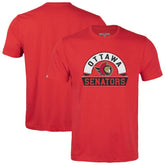Ottawa Senators Levelwear Youth Little Richmond Banner Arch T-Shirt - Red T-shirts