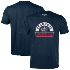 Columbus Blue Jackets Levelwear Youth Little Richmond Banner Arch T-Shirt - Navy T-shirts