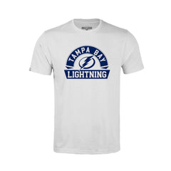 Tampa Bay Lightning Levelwear Youth Little Richmond Banner Arch T-Shirt - White T-shirts