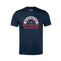 Washington Capitals Levelwear Youth Little Richmond Banner Arch T-Shirt - Navy T-shirts