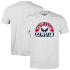 Washington Capitals Levelwear Youth Little Richmond Banner Arch T-Shirt - White T-shirts