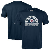 Winnipeg Jets Levelwear Youth Little Richmond Banner Arch T-Shirt - Navy T-shirts
