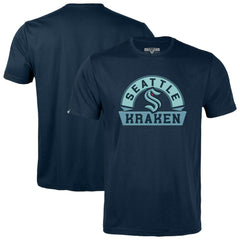 Seattle Kraken Levelwear Youth Little Richmond Banner Arch T-Shirt - Navy T-shirts
