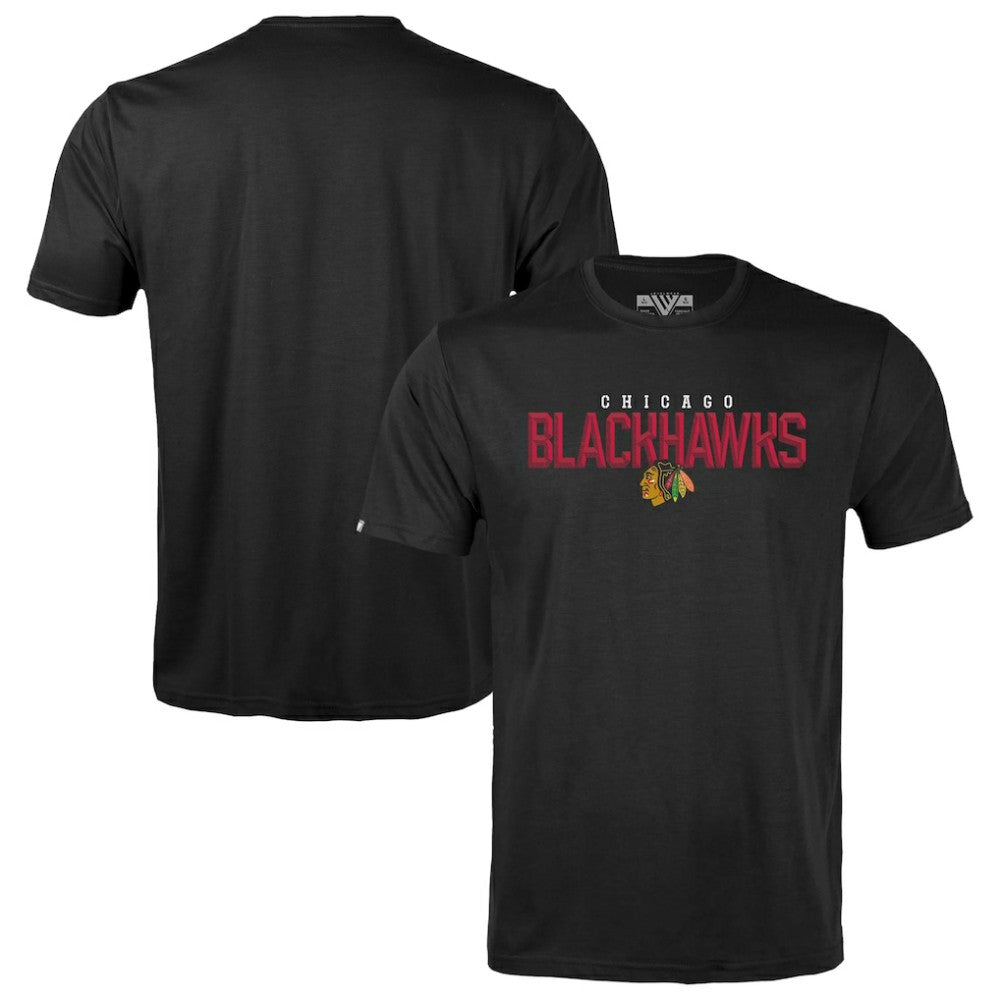 Chicago Blackhawks Levelwear Youth Little Richmond Carve T-Shirt - Black T-shirts