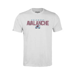 Colorado Avalanche Levelwear Youth Little Richmond Carve T-Shirt - White T-shirts