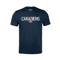 Montreal Canadiens Levelwear Youth Little Richmond Carve T-Shirt - Navy T-shirts