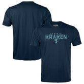 Seattle Kraken Levelwear Youth Little Richmond Carve T-Shirt - Deep Sea Blue T-shirts