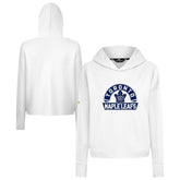 Toronto Maple Leafs Levelwear Women's Sweet Banner Arch Tri-Blend Cropped Pullover Hoodie - White Hoodies