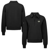Nashville Predators Levelwear Women's Canmore Quarter-Zip Pullover - Black Pullover
