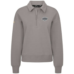 Los Angeles Kings Levelwear Women's Canmore Quarter-Zip Pullover - Gray Pullover