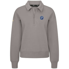 Tampa Bay Lightning Levelwear Women's Canmore Quarter-Zip Pullover - Gray Pullover