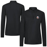 New York Islanders Levelwear Women's Upright Quarter-Zip Pullover - Black Pullover