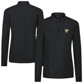 Pittsburgh Penguins Levelwear Women's Upright Quarter-Zip Pullover - Black Pullover