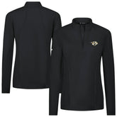 Nashville Predators Levelwear Women's Upright Quarter-Zip Pullover - Black Pullover