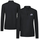 Colorado Avalanche Levelwear Women's Upright Quarter-Zip Pullover - Black Pullover