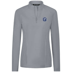 Tampa Bay Lightning Levelwear Women's Upright Quarter-Zip Pullover - Gray Pullover