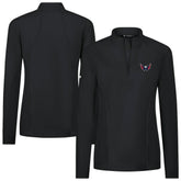 Washington Capitals Levelwear Women's Upright Quarter-Zip Pullover - Black Pullover