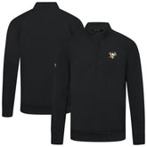 Pittsburgh Penguins Levelwear Upright Tri-Blend Quarter-Zip Pullover - Black Pullover