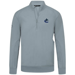 Vancouver Canucks Levelwear Upright Tri-Blend Quarter-Zip Pullover - Gray Pullover