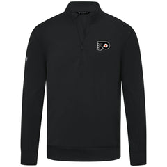 Philadelphia Flyers Levelwear Upright Tri-Blend Quarter-Zip Pullover - Black Pullover
