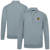 Chicago Blackhawks Levelwear Upright Tri-Blend Quarter-Zip Pullover - Gray Pullover
