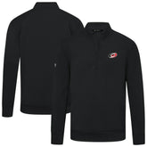 Carolina Hurricanes Levelwear Upright Tri-Blend Quarter-Zip Pullover - Black Pullover