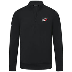 Carolina Hurricanes Levelwear Upright Tri-Blend Quarter-Zip Pullover - Black Pullover