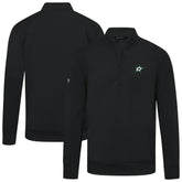 Dallas Stars Levelwear Upright Tri-Blend Quarter-Zip Pullover - Black Pullover