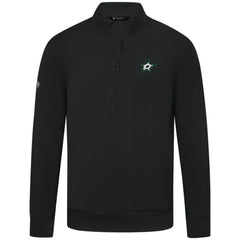 Dallas Stars Levelwear Upright Tri-Blend Quarter-Zip Pullover - Black Pullover