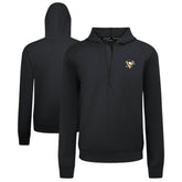 Pittsburgh Penguins Levelwear Technic Quarter-Zip Pullover Hoodie - Black Hoodies