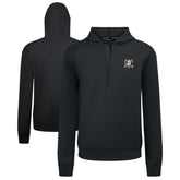 Anaheim Ducks Levelwear Technic Quarter-Zip Pullover Hoodie - Black Hoodies