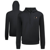 Philadelphia Flyers Levelwear Technic Quarter-Zip Pullover Hoodie - Black Hoodies