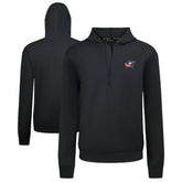Columbus Blue Jackets Levelwear Technic Quarter-Zip Pullover Hoodie - Black Hoodies