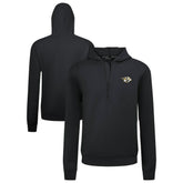 Nashville Predators Levelwear Technic Quarter-Zip Pullover Hoodie - Black Hoodies