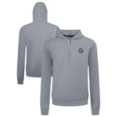 Tampa Bay Lightning Levelwear Technic Quarter-Zip Pullover Hoodie - Gray Hoodies
