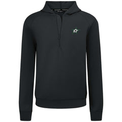 Dallas Stars Levelwear Technic Quarter-Zip Pullover Hoodie - Black Hoodies