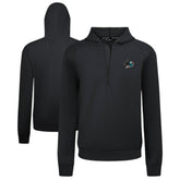 San Jose Sharks Levelwear Technic Quarter-Zip Pullover Hoodie - Black Hoodies