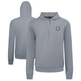 Winnipeg Jets Levelwear Technic Quarter-Zip Pullover Hoodie - Gray Hoodies