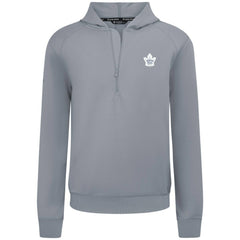Toronto Maple Leafs Levelwear Technic Quarter-Zip Pullover Hoodie - Gray Hoodies