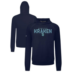 Seattle Kraken Levelwear Mandate Carve Tri-Blend Pullover Hoodie - Deep Sea Blue Hoodies