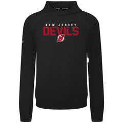 New Jersey Devils Levelwear Mandate Carve Tri-Blend Pullover Hoodie - Black Jerseys