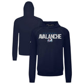 Colorado Avalanche Levelwear Mandate Carve Tri-Blend Pullover Hoodie - Navy Hoodies