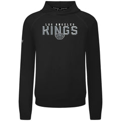 Los Angeles Kings Levelwear Mandate Carve Tri-Blend Pullover Hoodie - Black Hoodies
