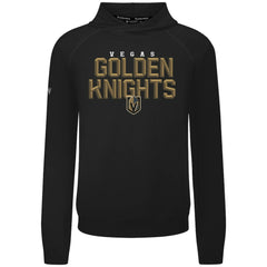 Vegas Golden Knights Levelwear Mandate Carve Tri-Blend Pullover Hoodie - Black Hoodies