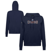 Edmonton Oilers Levelwear Women's Adorn Journey Pullover Hoodie - Navy Hoodies