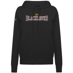 Chicago Blackhawks Levelwear Women's Adorn Journey Pullover Hoodie - Black Hoodies